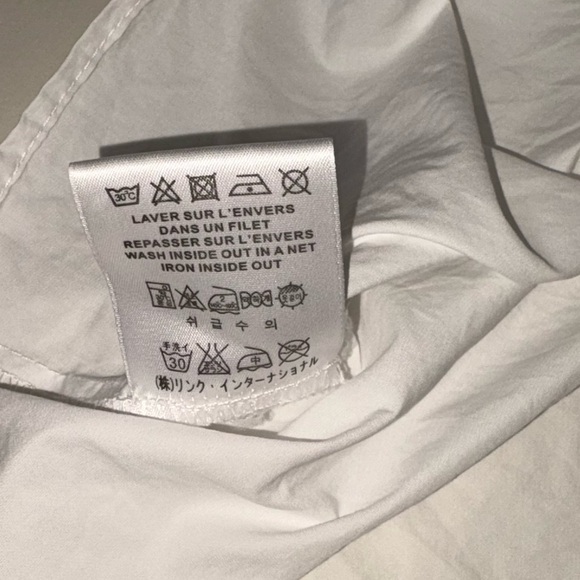 Gucci White Ruffled Heavy Cotton Poplin Blouse - Picture 6 of 6